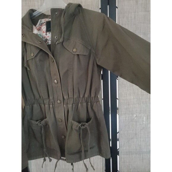 Utility Military Gorpcore Basic Army Green Jacket | Buffalo Outerwear Small - Picture 5 of 9